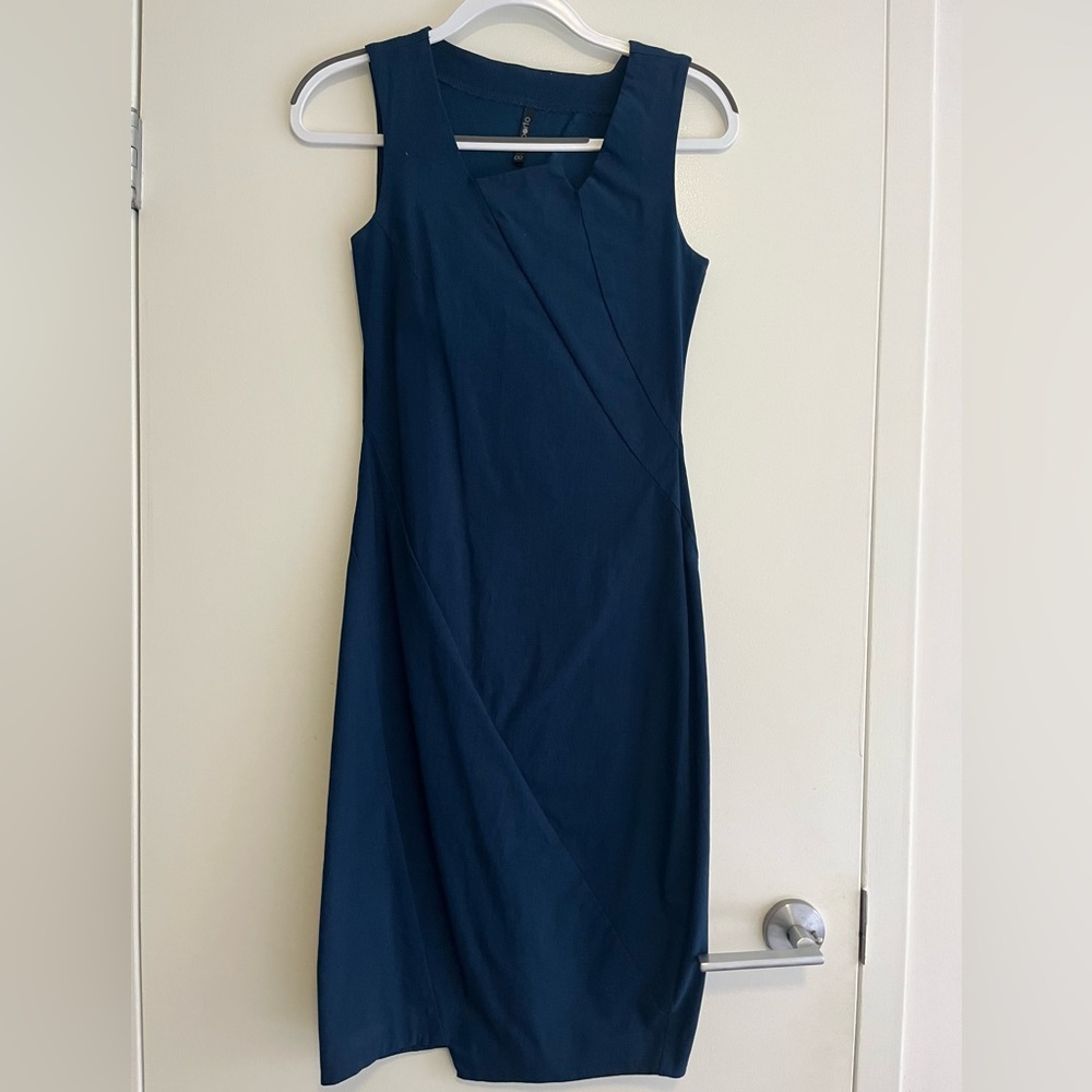 Porto Sleeveless Dress, Size 00, Blue